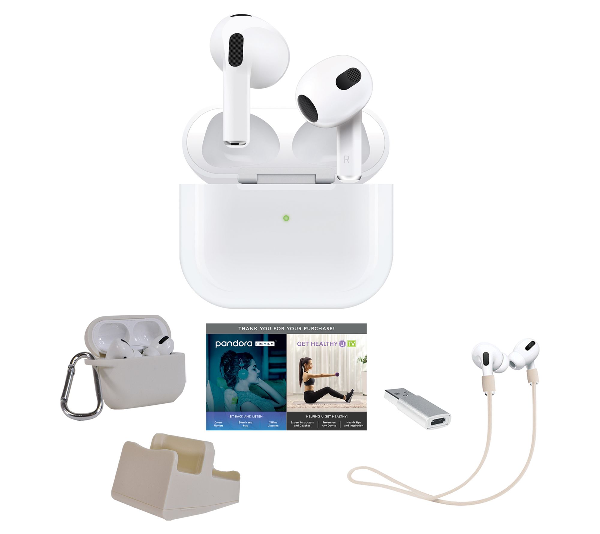 Apple AirPods 3rd Gen Lightning Case w/ Accesso ries & Voucher