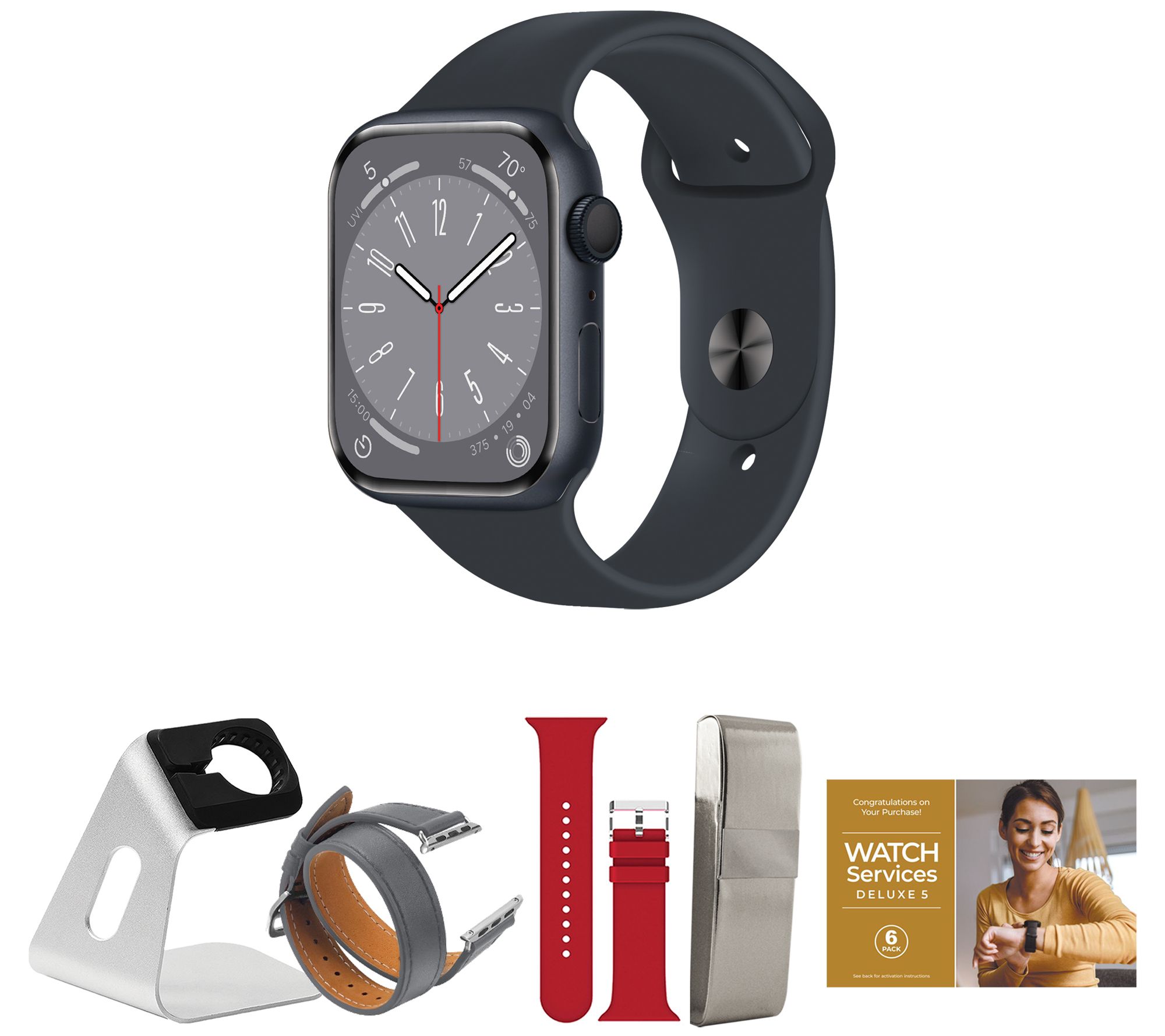Apple Watch Series 8 mm S/M GPS Smartwatch with Accessories