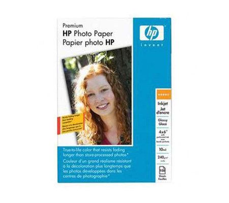 HP Premium Glossy Photo Paper 4x6 - 100 Sheets - QVC.com