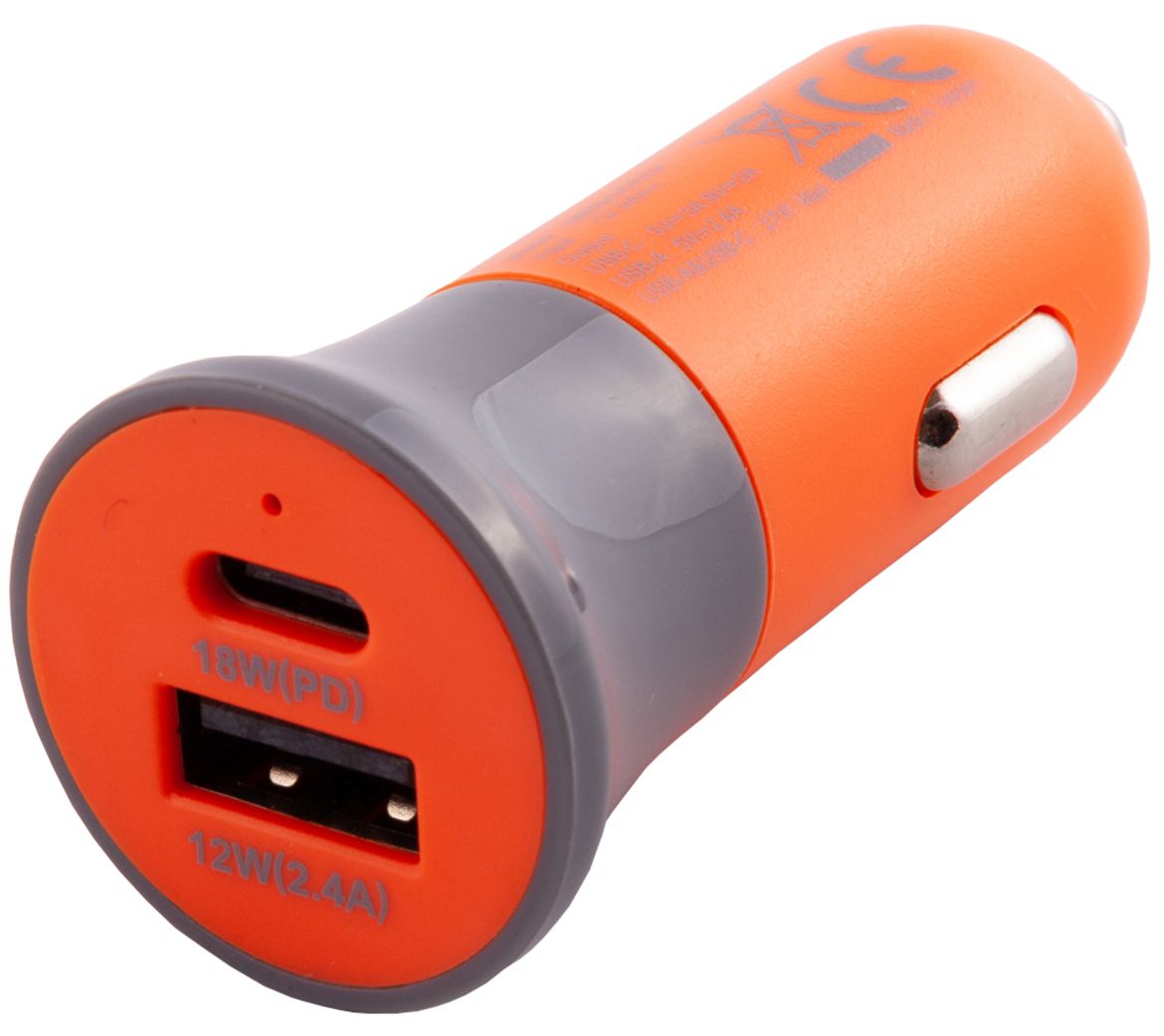 MobileSpec Hi-Vis Dual Port 30W DC Charger