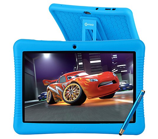 Contixo 10" Kids Android Tablet 32GB, Stylus Pen, Case & Stand
