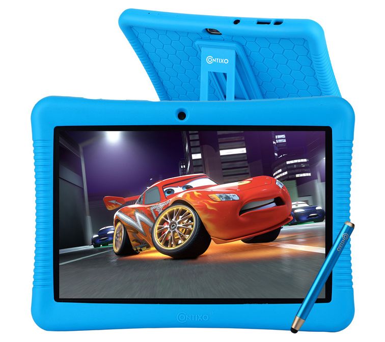Contixo 10" Kids Android Tablet 32GB, Stylus Pen, Case & Stand