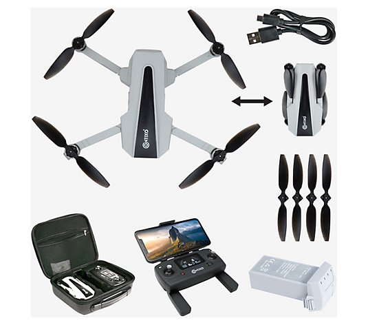 Contixo F31 4K Drone 32GB, 30-Minute Flight, Quadcopter Case