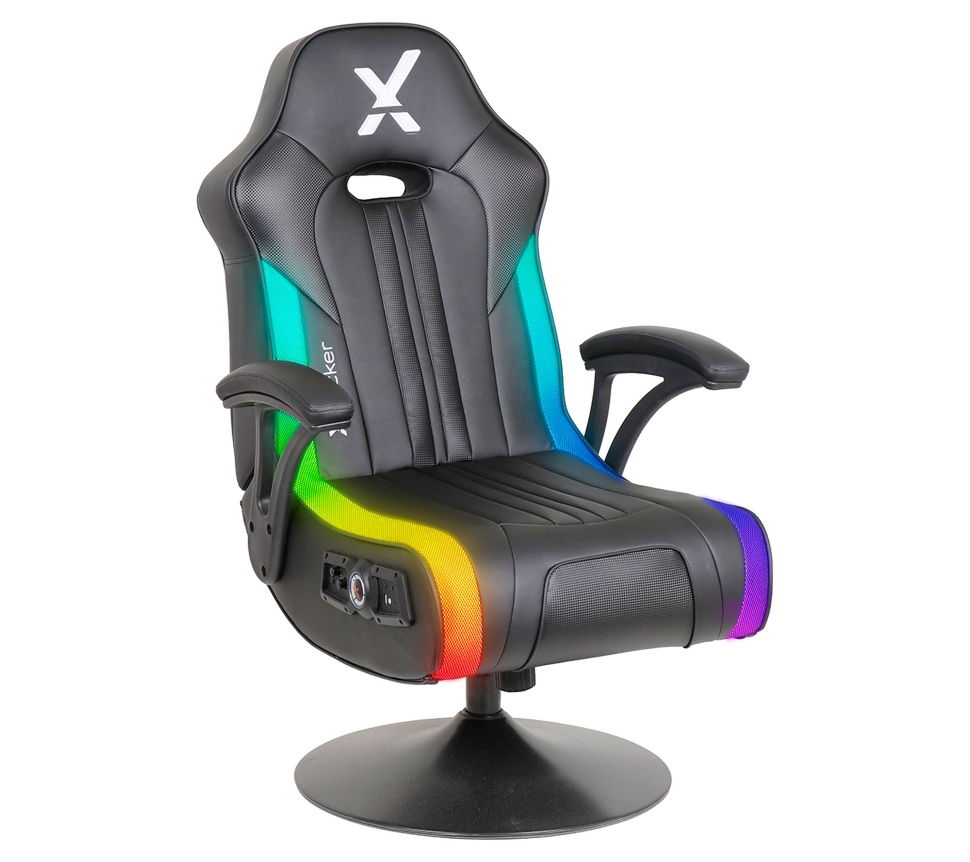 X Rocker Torque LED Bluetooth Audio Subwoofer P destal Chair
