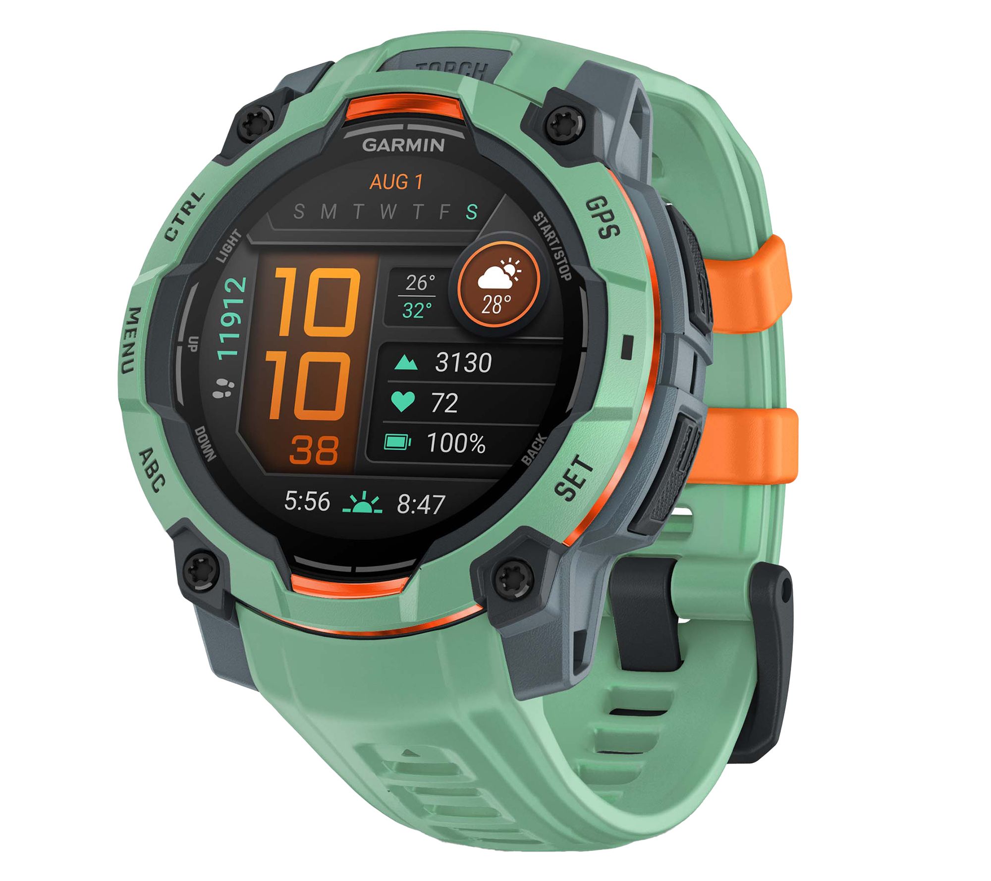 Garmin Instinct 3 AMOLED 45-mm GPS Smartwatch w/Silicone Band