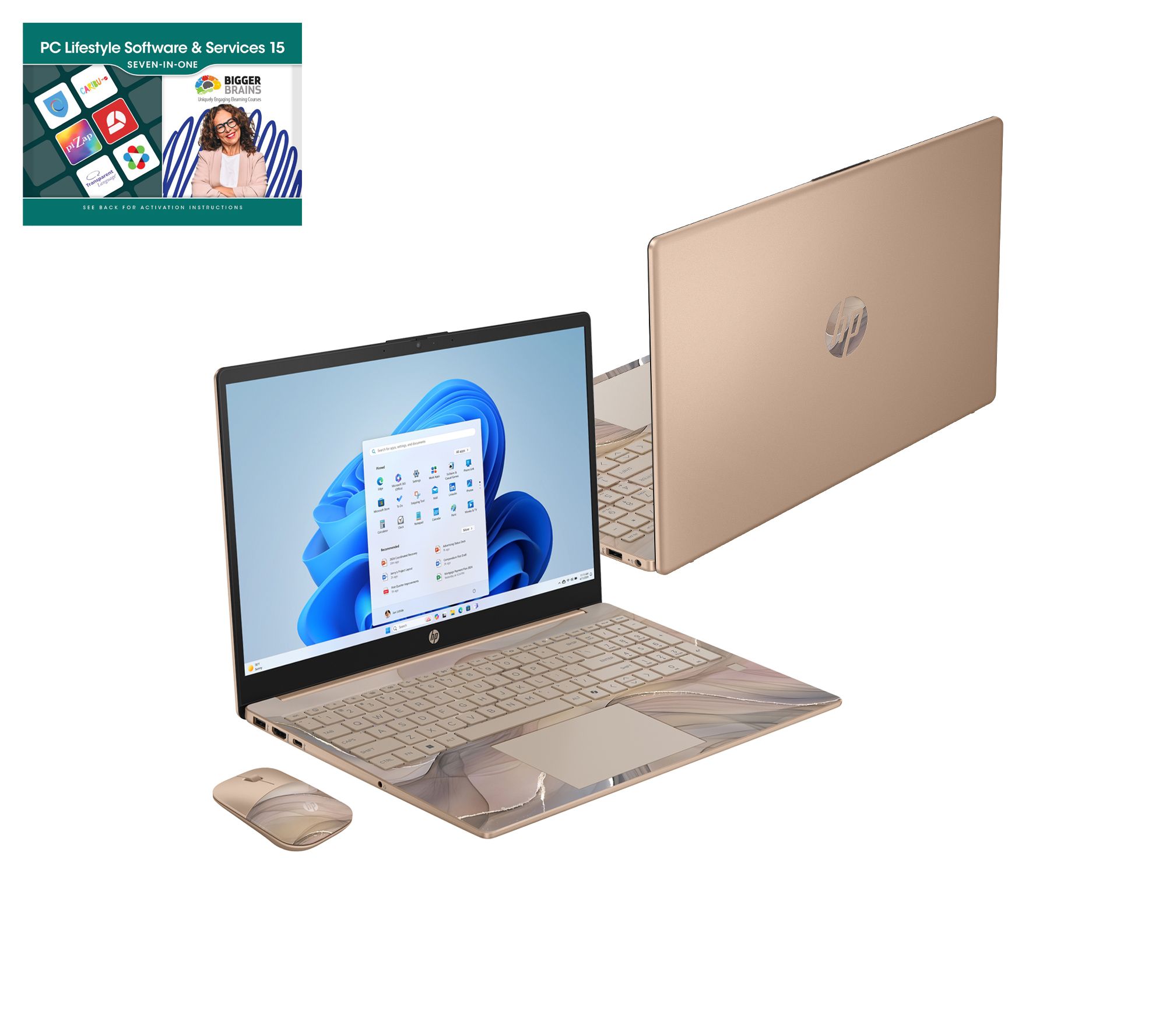 HP 15" Touch N200 4GB RAM 128GB SSD w/ MS365 & Voucher