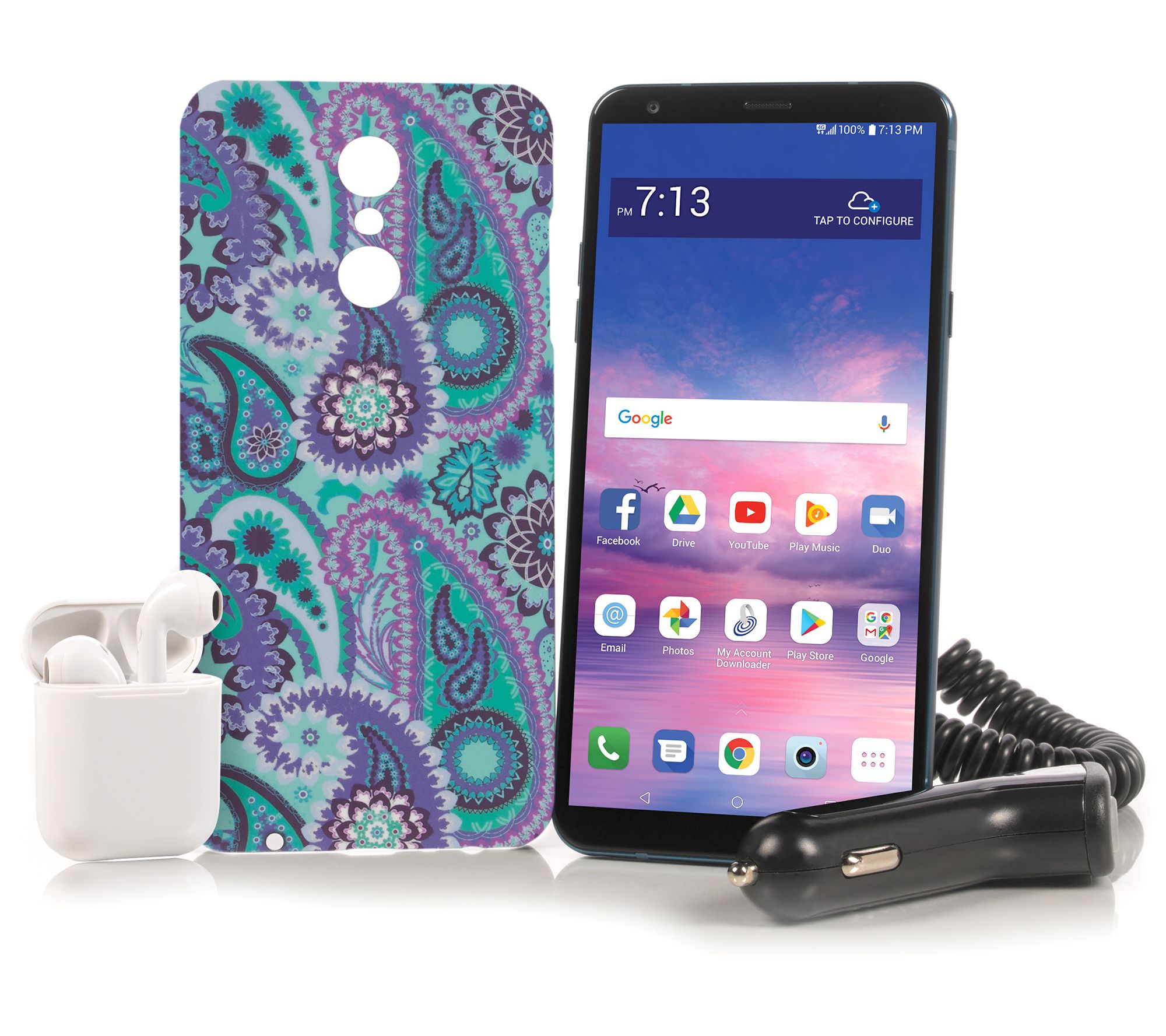 Tracfone 6.2" LG Stylo 4 with 1500 Talk/Text/Data & Accessories - E234033