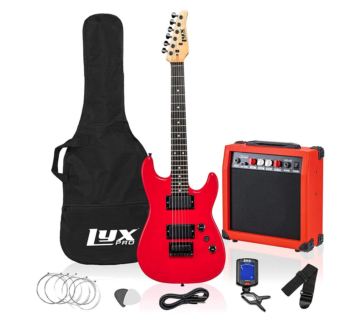 LyxPro 36" Junior Electric Guitar & Starter Kit