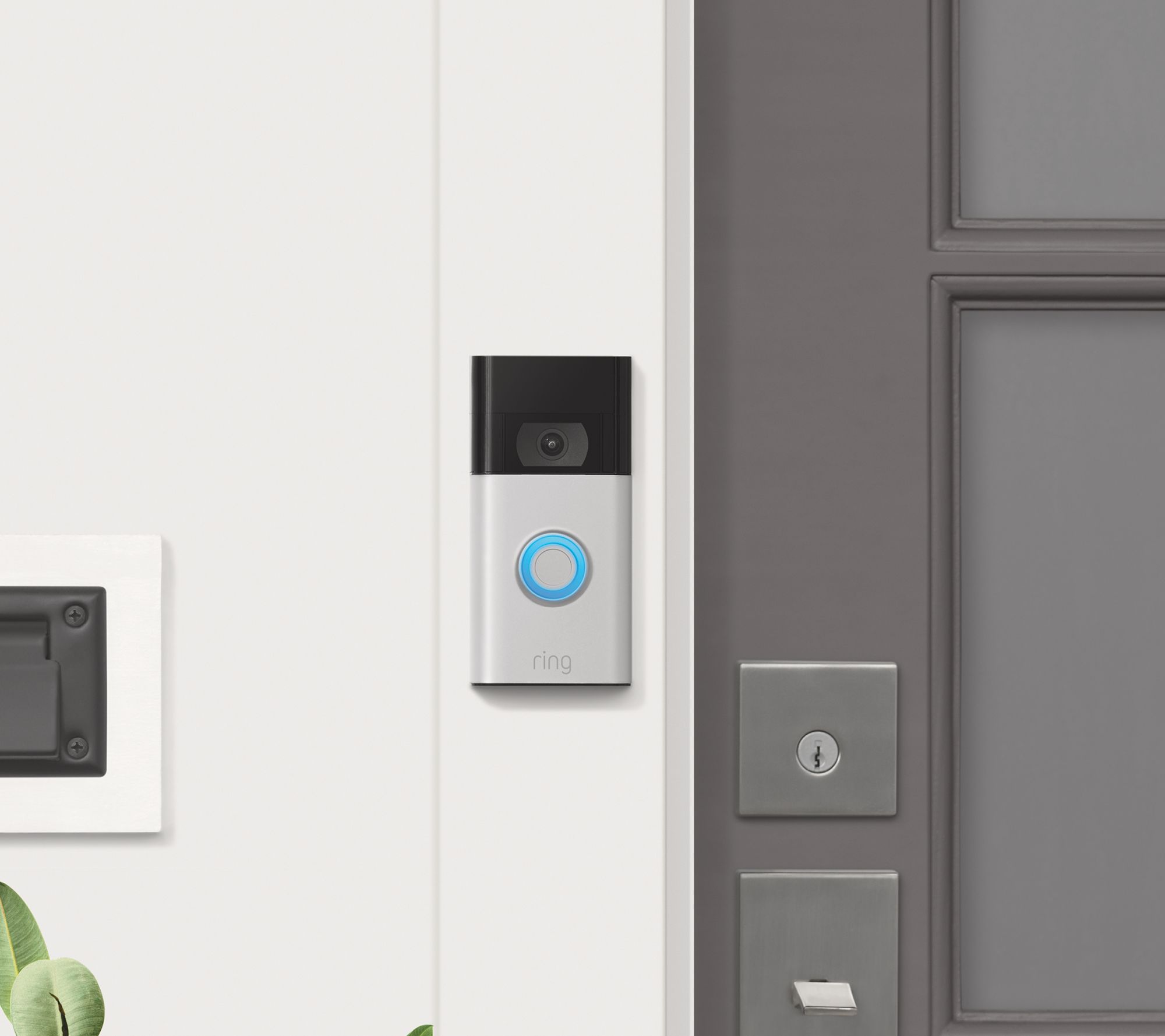 Ring Video Doorbell with Chime, Metal Yard Sign and Ring Assist+ - QVC.com
