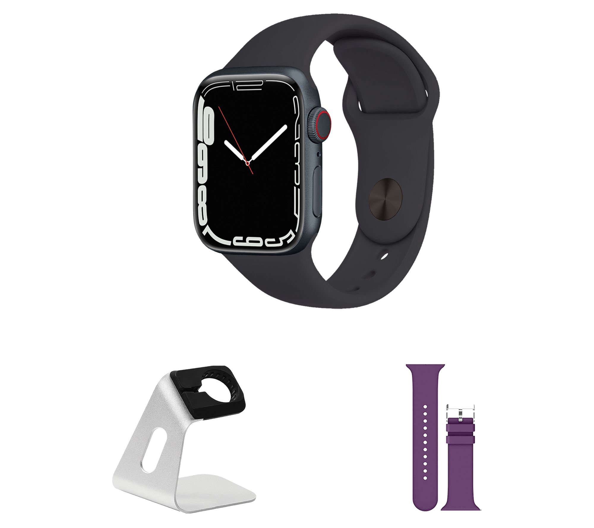 Apple Refurbished Watch Series 7 GPS + Cellular45mm Bundle