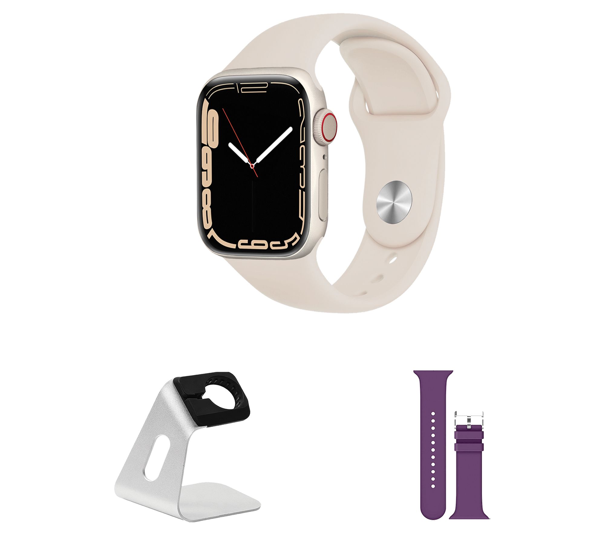 Apple Refurbished Watch Series 7 GPS + Cellular45mm Bundle