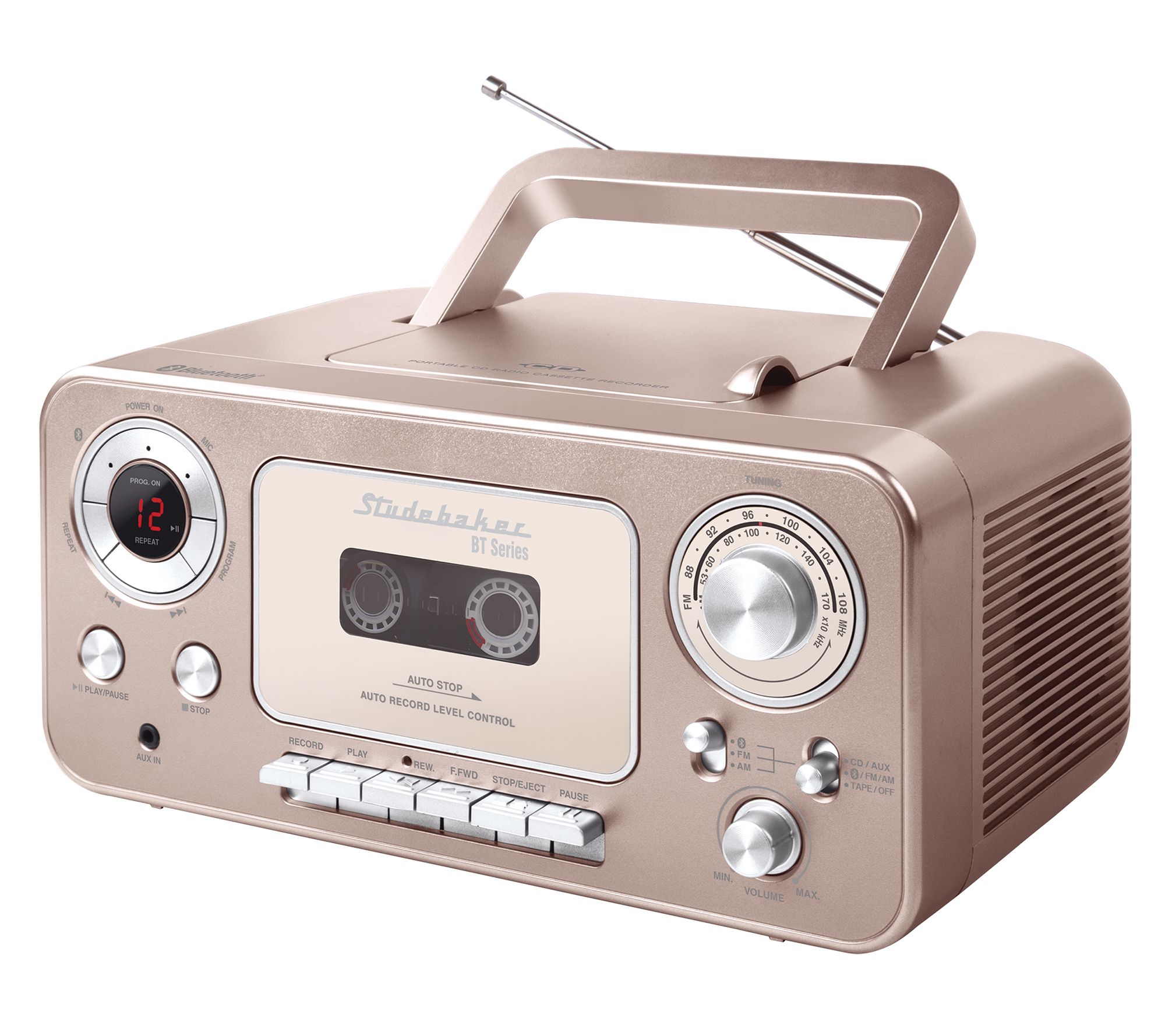 Retro Radio and Recorder,Retro Bluetooth Boombox Cassette Player,AM/FM  Radio Cassette Player Recorder,Classic 80s Style with Modern  Technology,Gifts