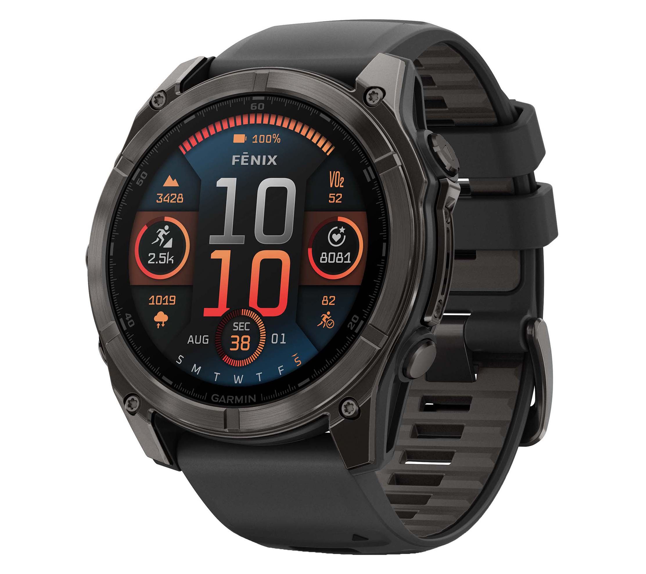 Garmin fenix 8 AMOLED Multisport 51-mm SapphireLens GPS Watch