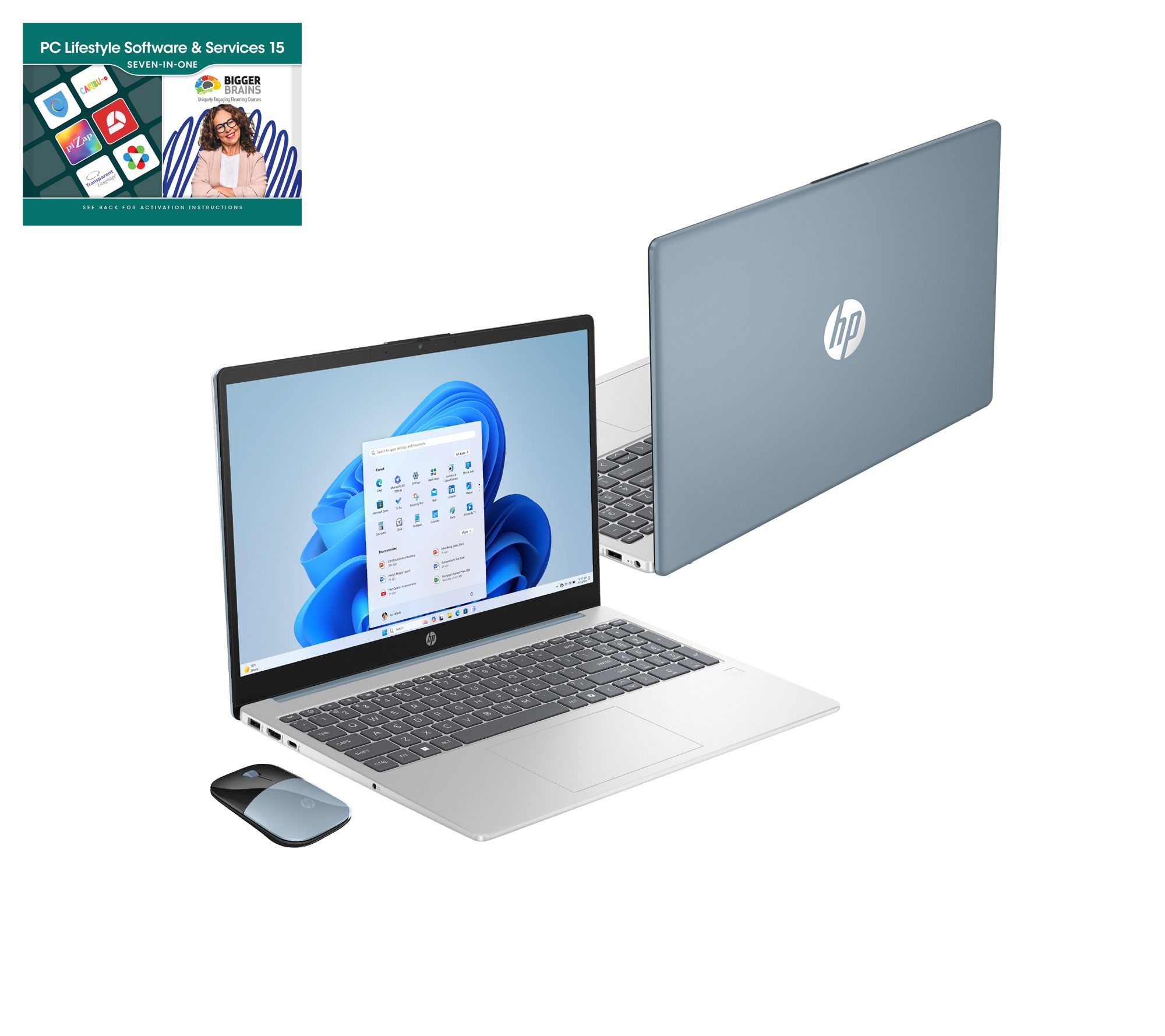 HP 15" Laptop N200 4GB RAM 128 GB SSD w/ MS365 & Voucher