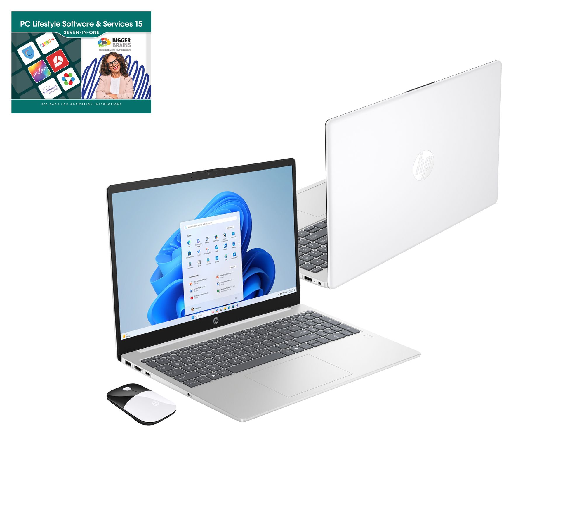 HP 15" Laptop N200 4GB RAM 128 GB SSD w/ MS365 & Voucher