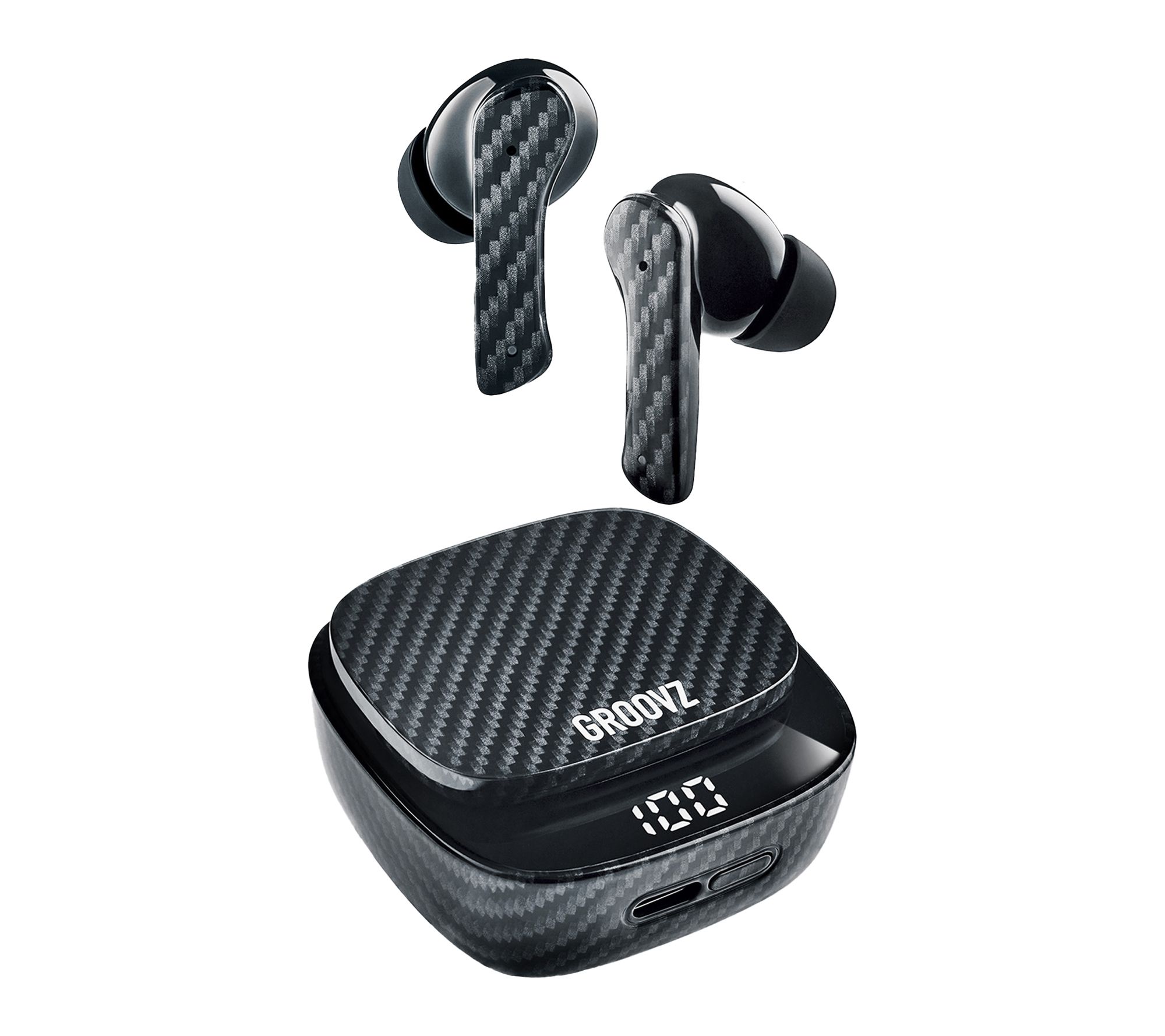  GROOVZ Plus True Wireless Earbuds with Charging Case