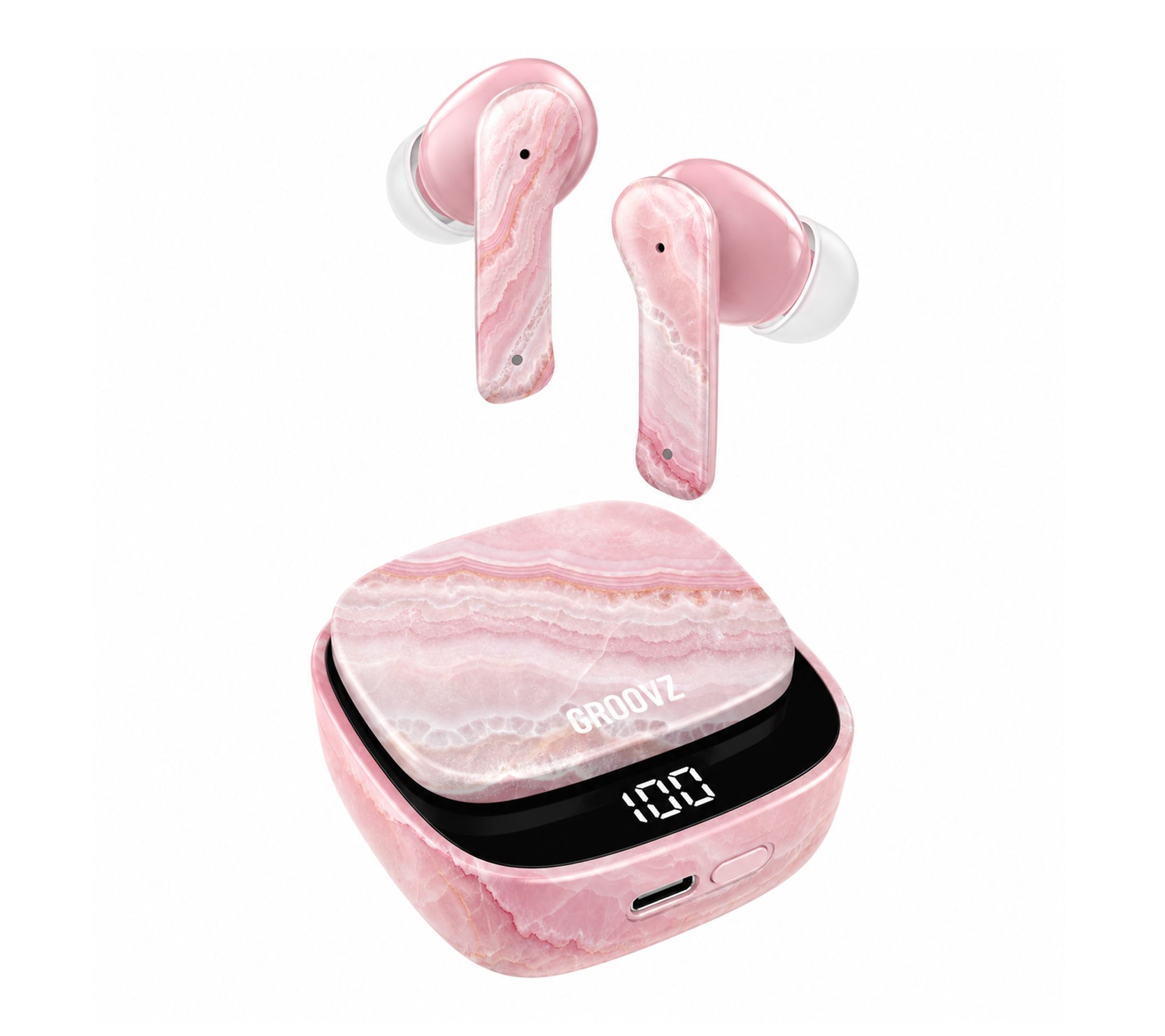 GROOVZ Plus True Wireless Earbuds with Charging Case