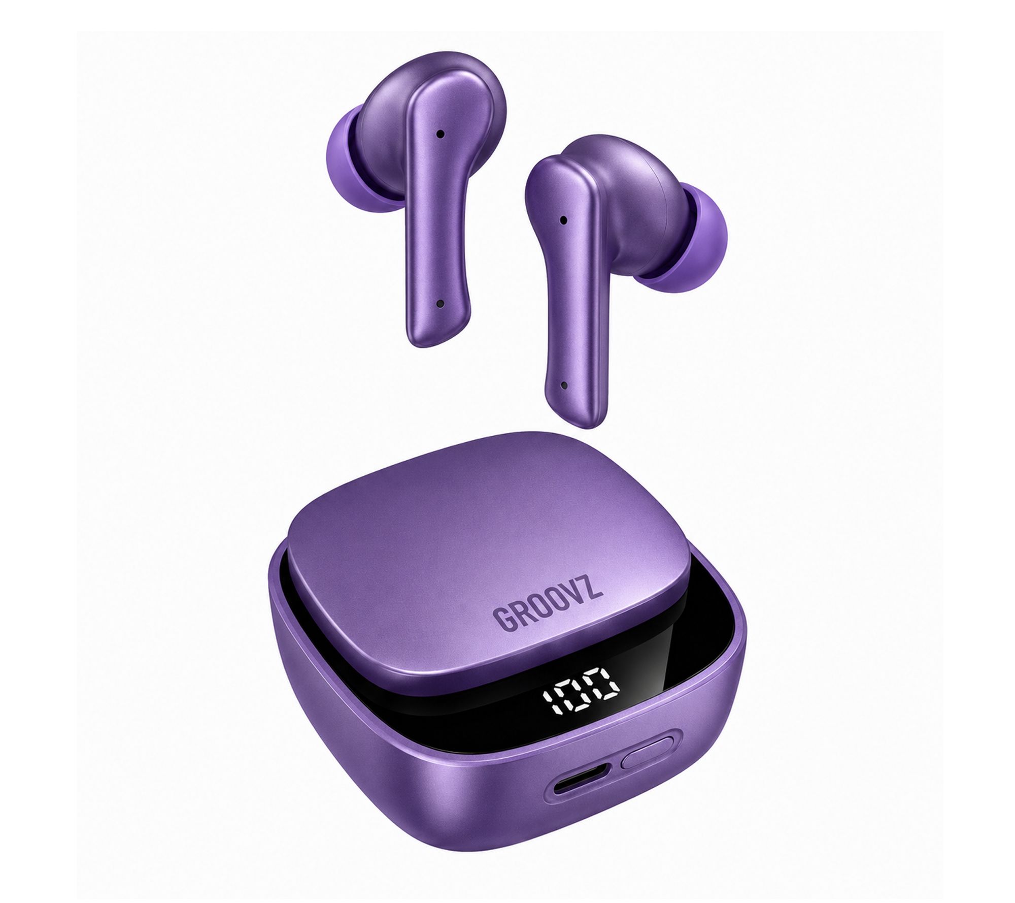 GROOVZ Plus True Wireless Earbuds with Charging Case