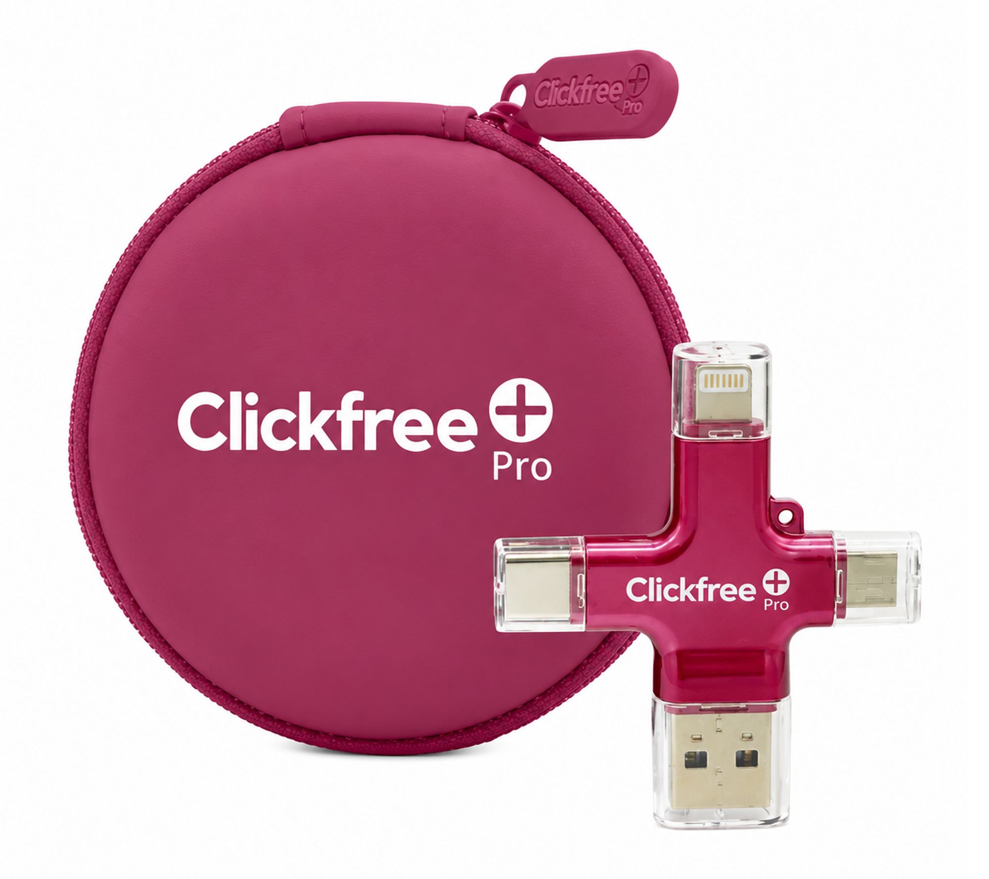 Clickfree Pro 100GB Photo&Video Storage w PhotoBook&AI