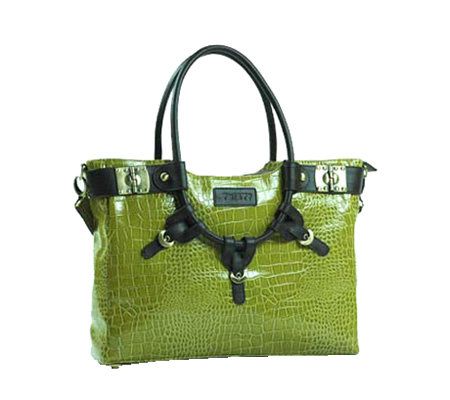 Kerri Mack Bridgette Design Women's Laptop Bag-Green - QVC.com