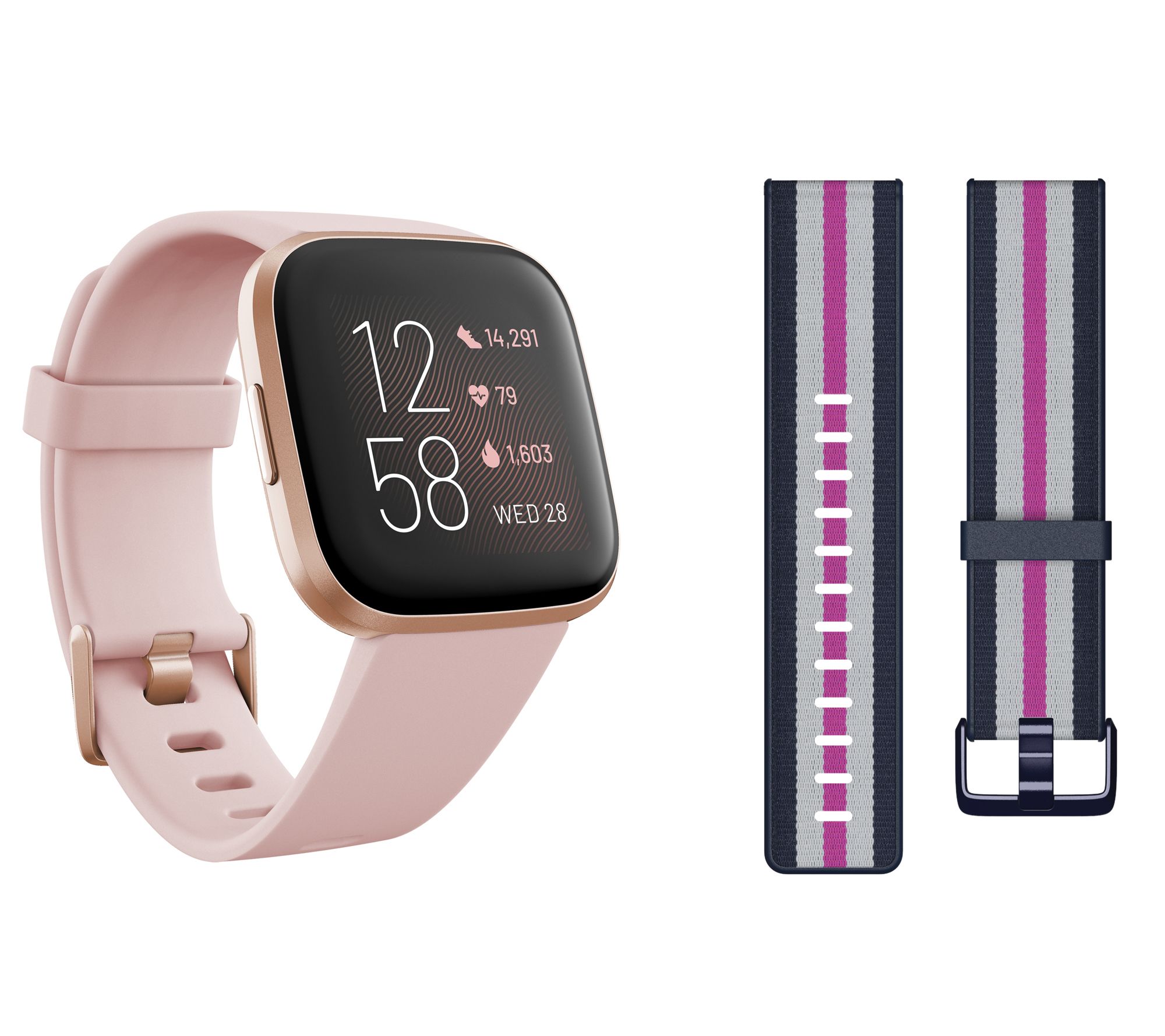 Fitbit Versa 2 Smartwatch & Activity Tracker w/ Small Band - QVC.com