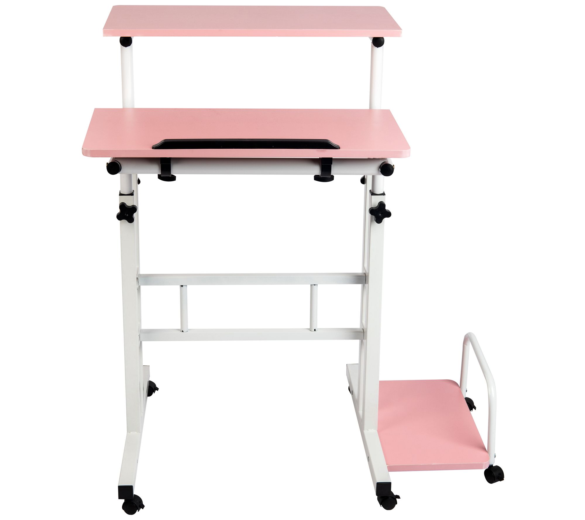 Mind Reader Mobile Sitting and Standing Desk