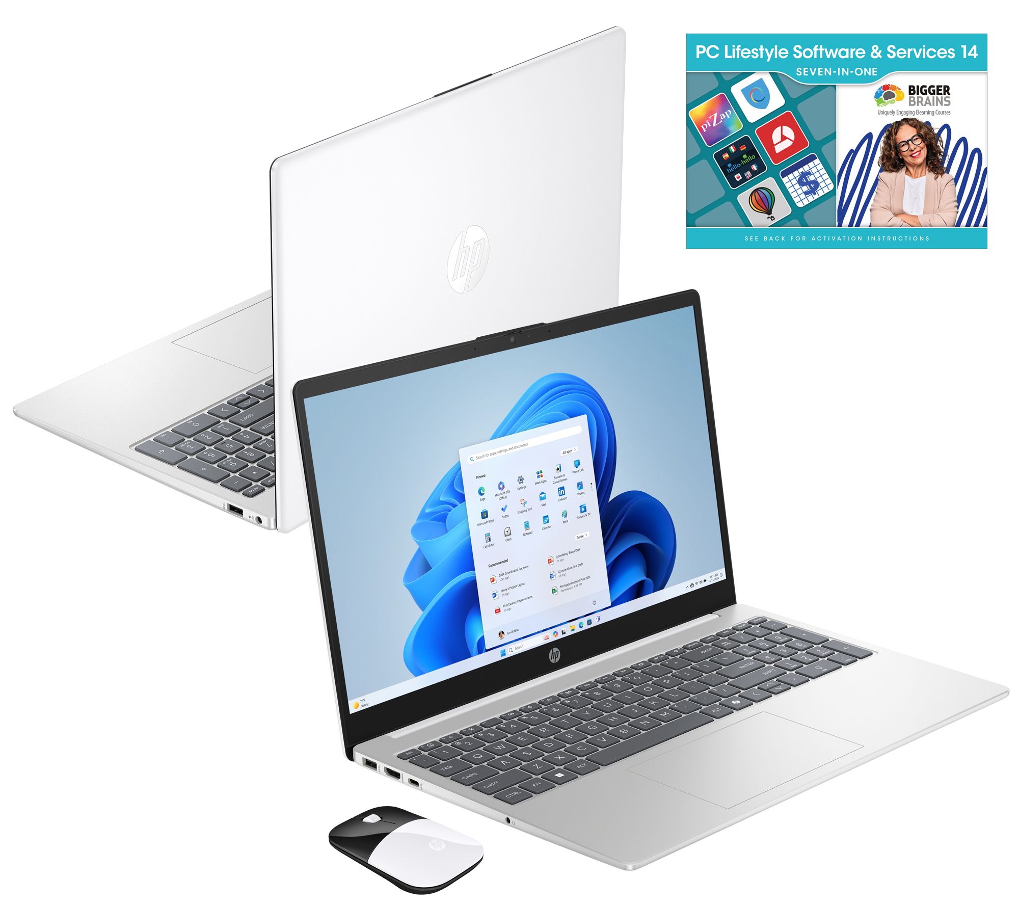 HP 15" Laptop Intel i5 8GB RAM 256 GB SSD w/ Mouse & Voucher