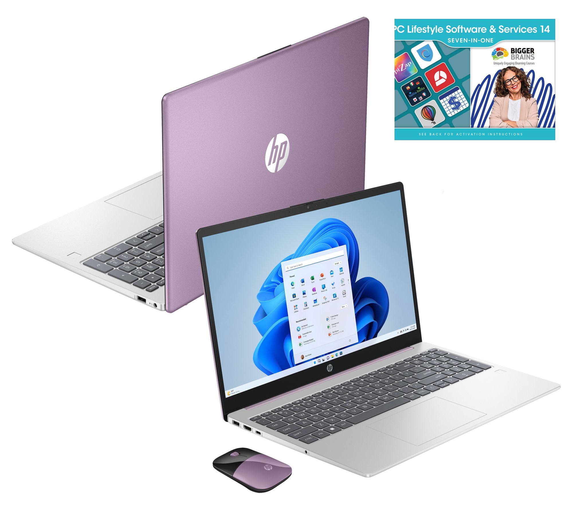 HP 15" Laptop Intel i5 8GB RAM 256 GB SSD w/ Mouse & Voucher