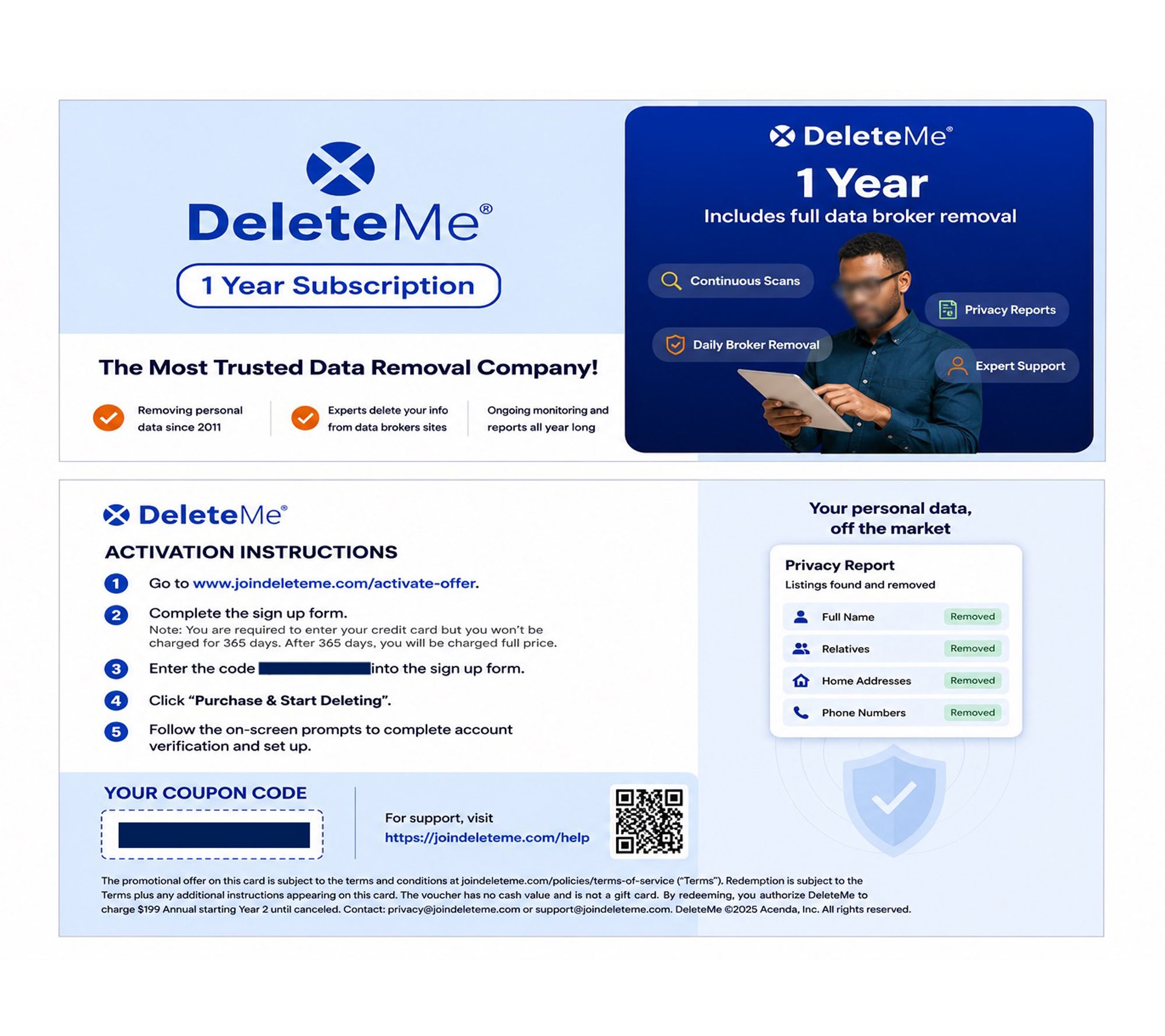 DeleteMe Personal Data Removal Service