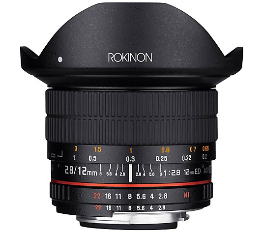 Rokinon 12mm F2.8 Fisheye Lens for Canon EF
