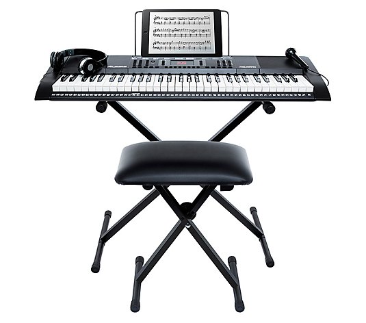 Alesis Melody Portable 61-Key Keyboard with Stand and Bench