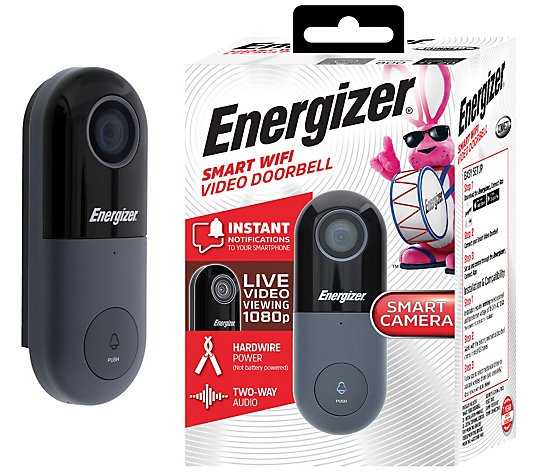 Energizer Smart Wi-Fi Video Doorbell Stand Alone without Chime