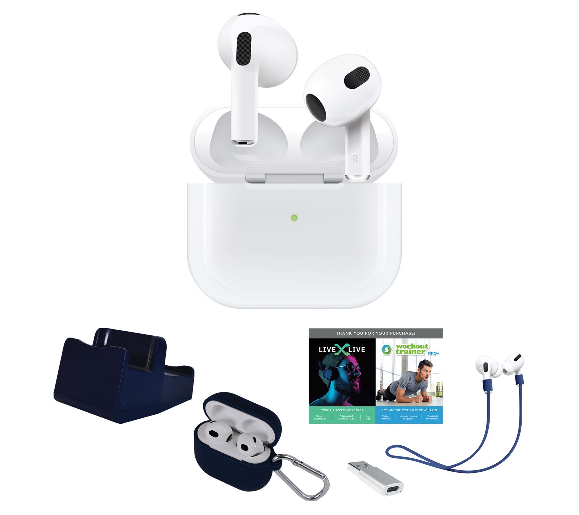 Apple AirPods Gen 3 Magsafe with Voucher and Acessories