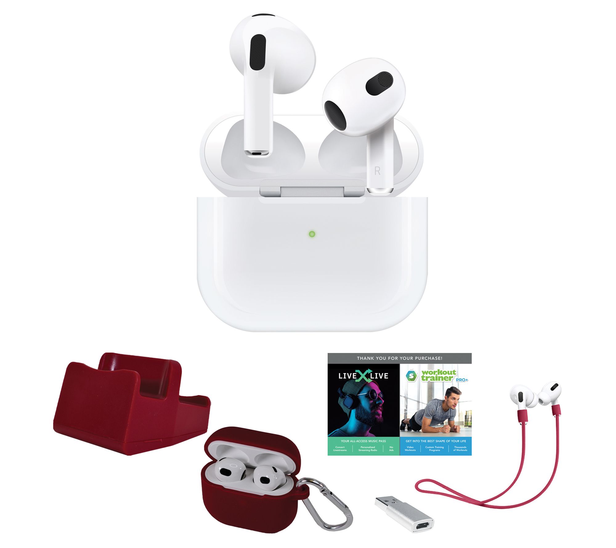 Apple AirPods Gen 3 Magsafe with Voucher and Acessories