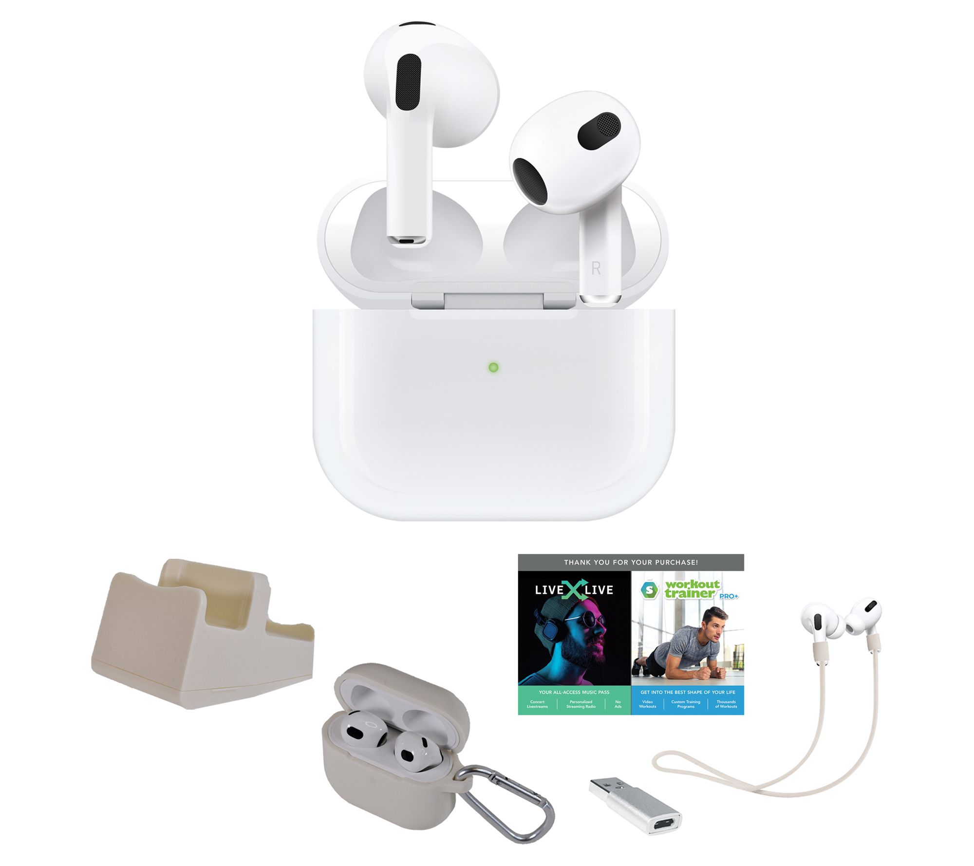 Apple AirPods Gen 3 Magsafe with Voucher and Acessories