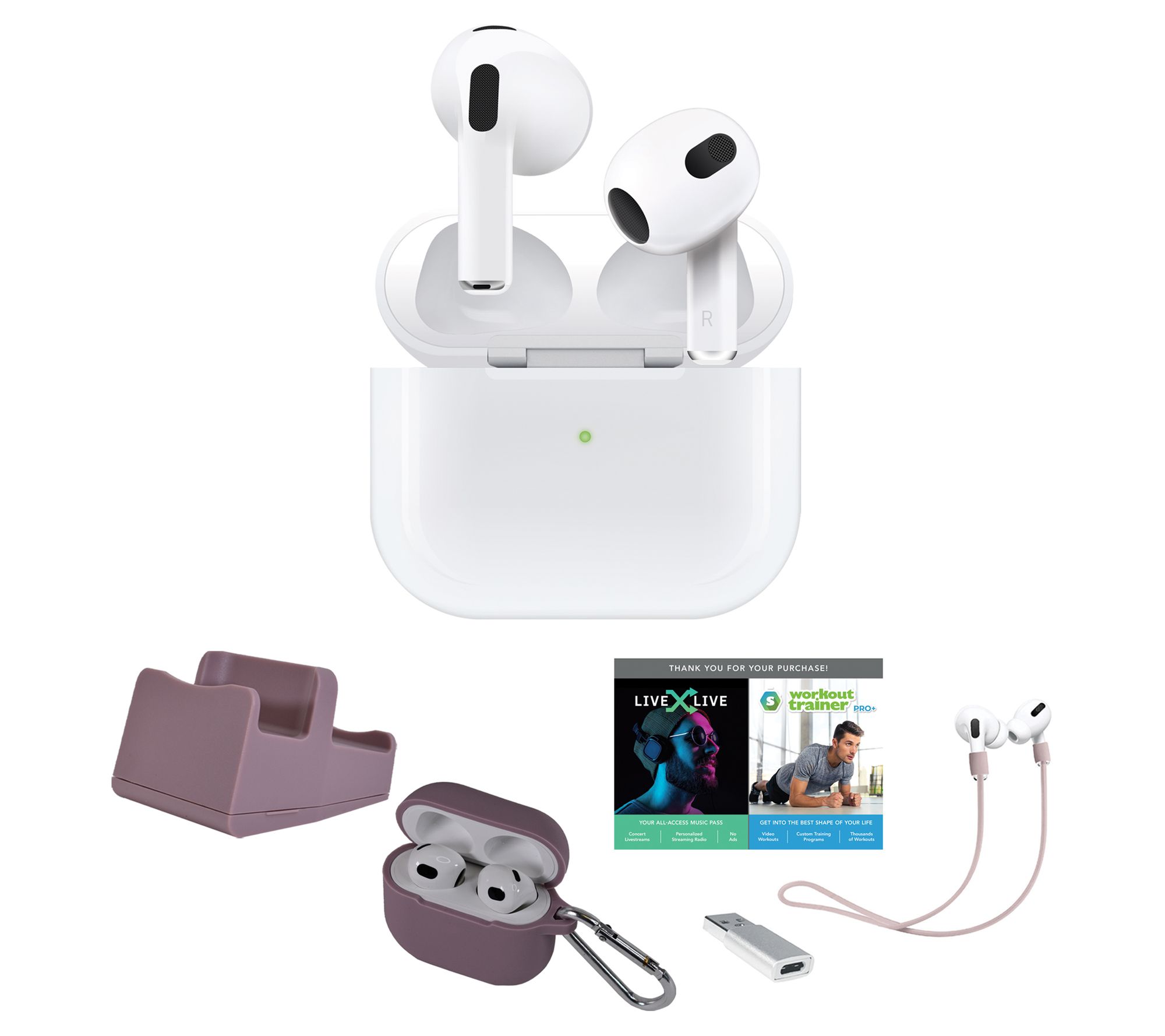 Apple AirPods Gen 3 Magsafe with Voucher and Acessories
