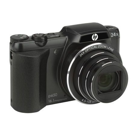 HP p650 16MP 24X Optical Zoom Digital Camera 3.0
