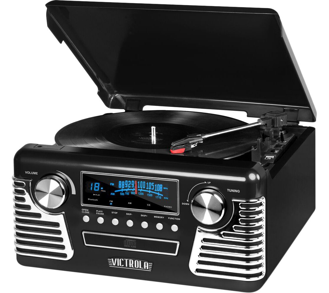 and　Bluetooth　Retro　Player　Stereo　Victrola　Record