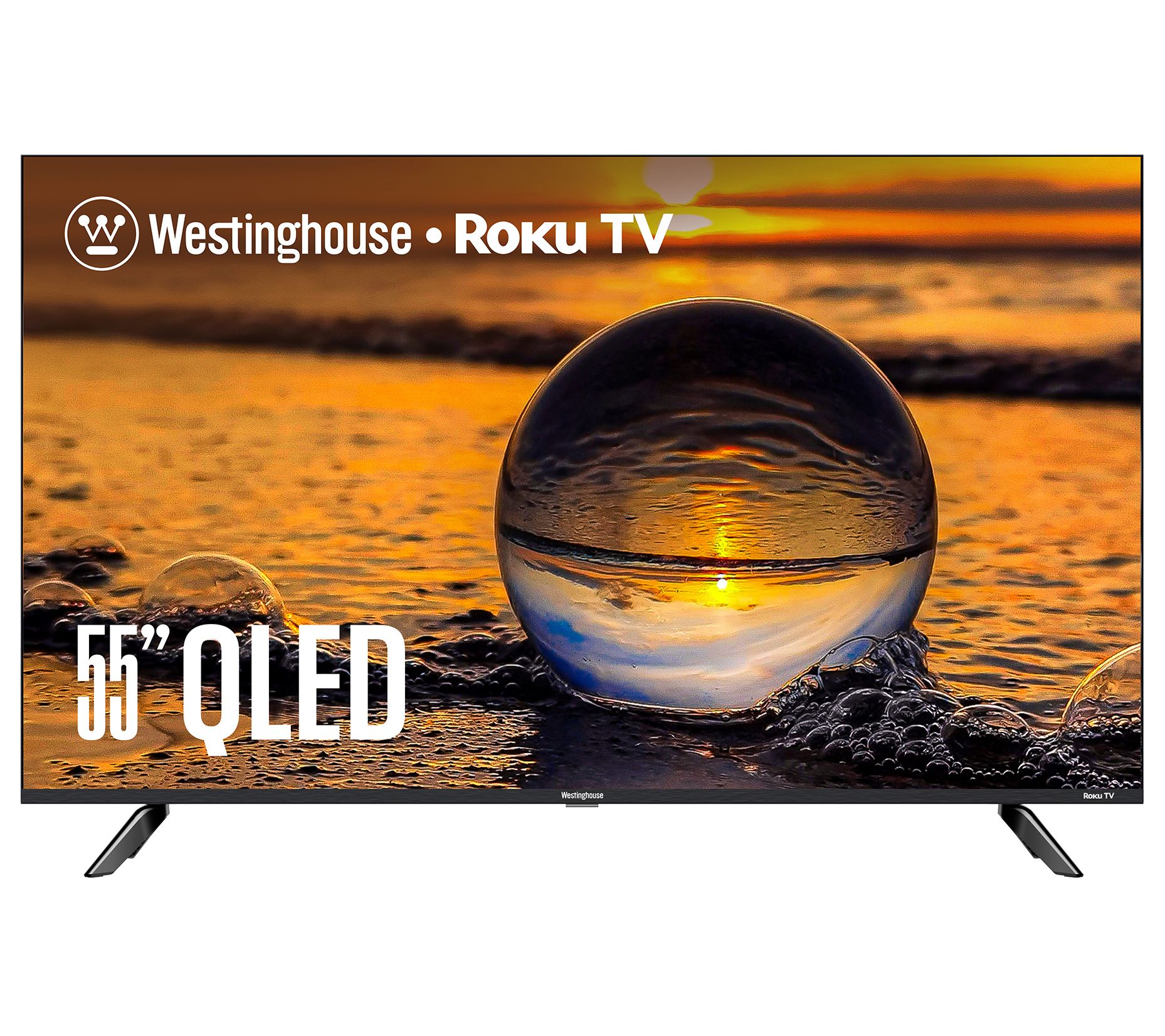 Westinghouse 55" Edgeless QLED 4K Ultra HD Roku TV