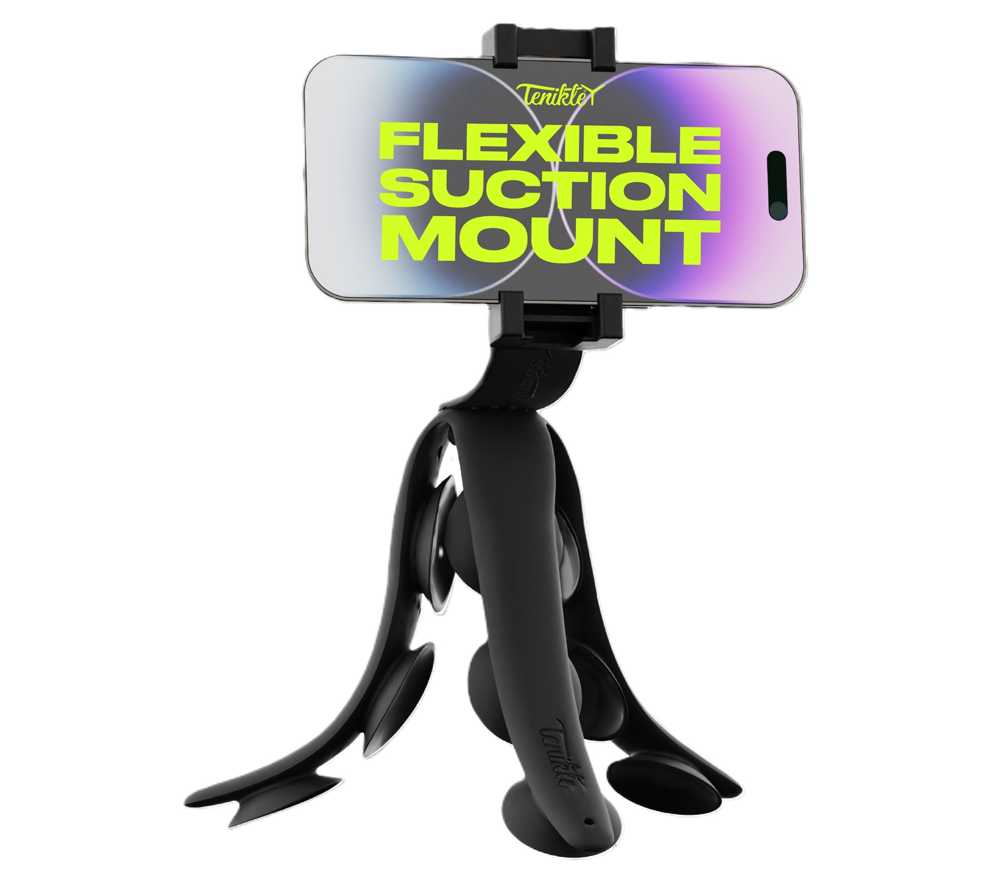 Tenikle PRO Bendable Suction Cup Tripod Mount