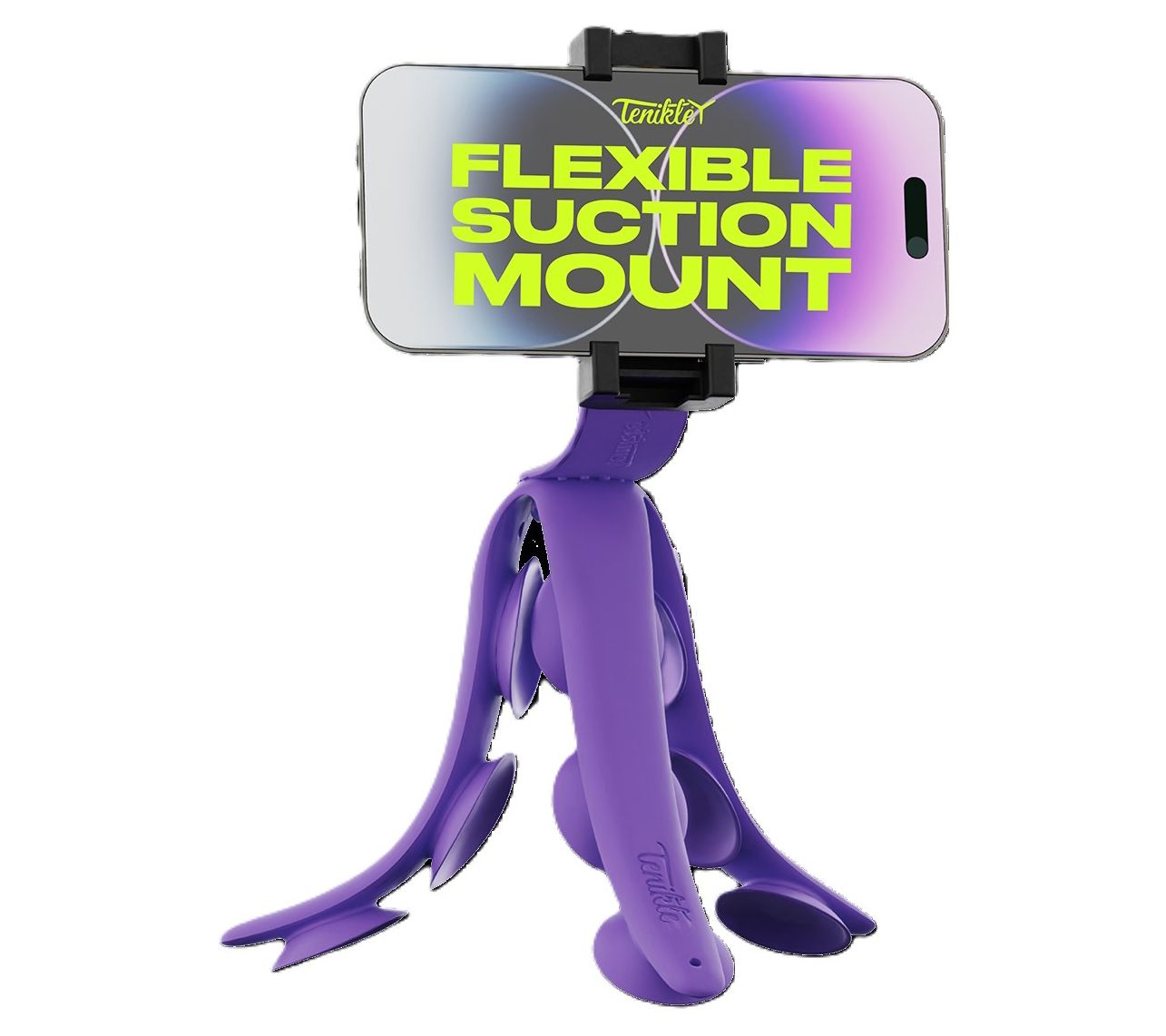 Tenikle PRO Bendable Suction Cup Tripod Mount