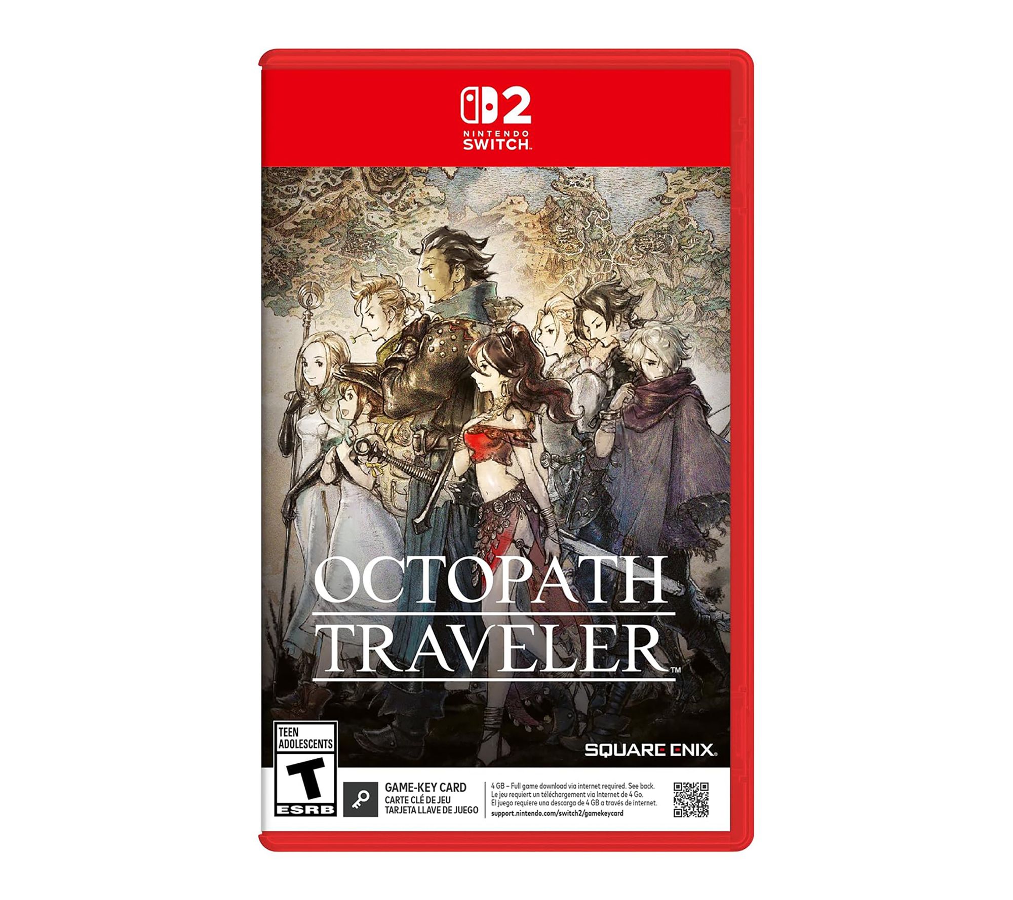 Octopath Traveler (Game -Key Card) for Nintendo Switch 2