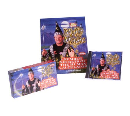 The Human Calculator Math DVD or VHS Tutorial Kit with Workbook - QVC.com