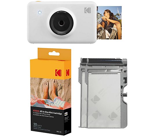 Kodak Mini Shot 2 Instant Camera & 20-Sheet Fil m