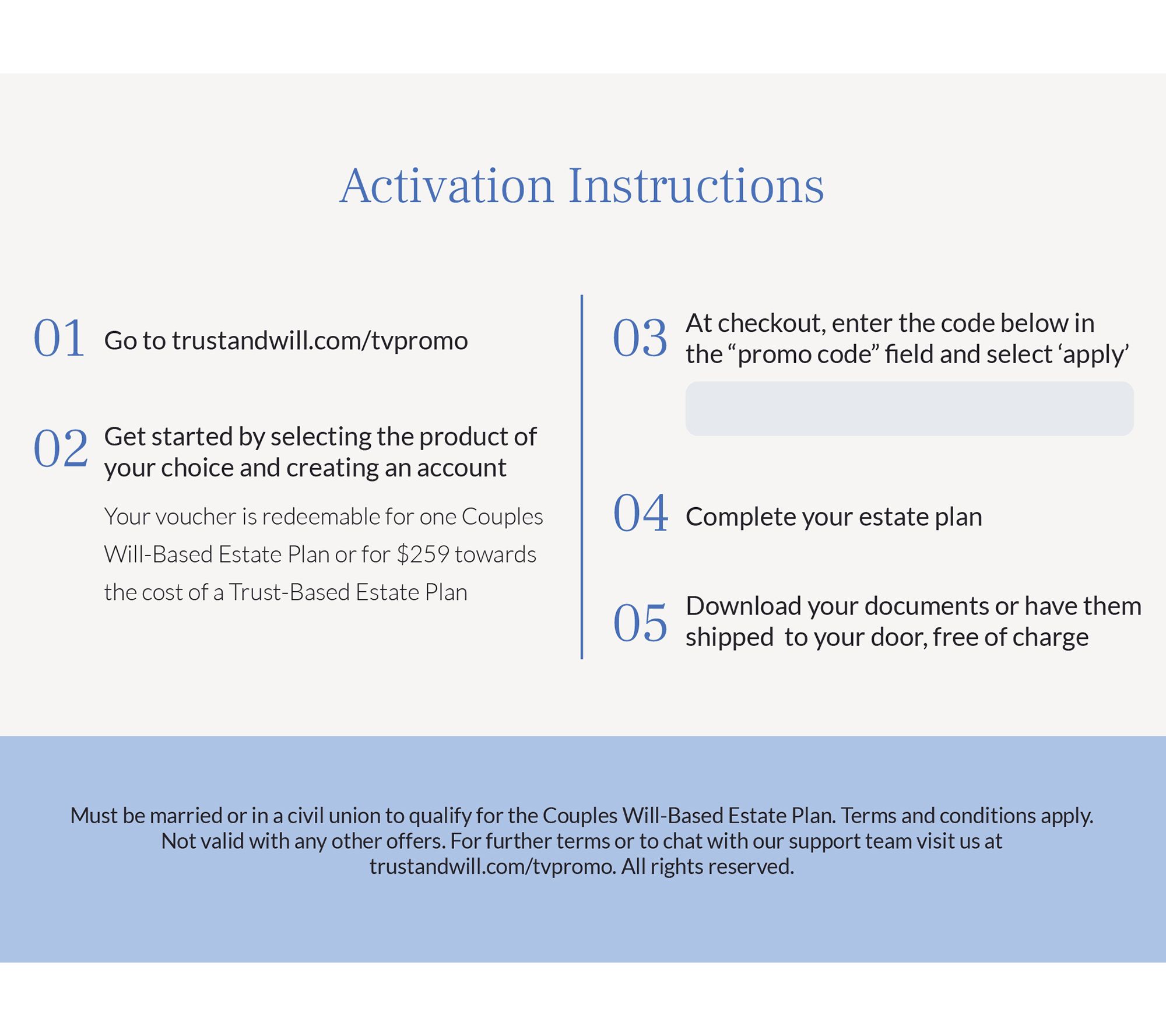 Trust & Will Couple Estate Planning Program w/ 2Yr Digital Access