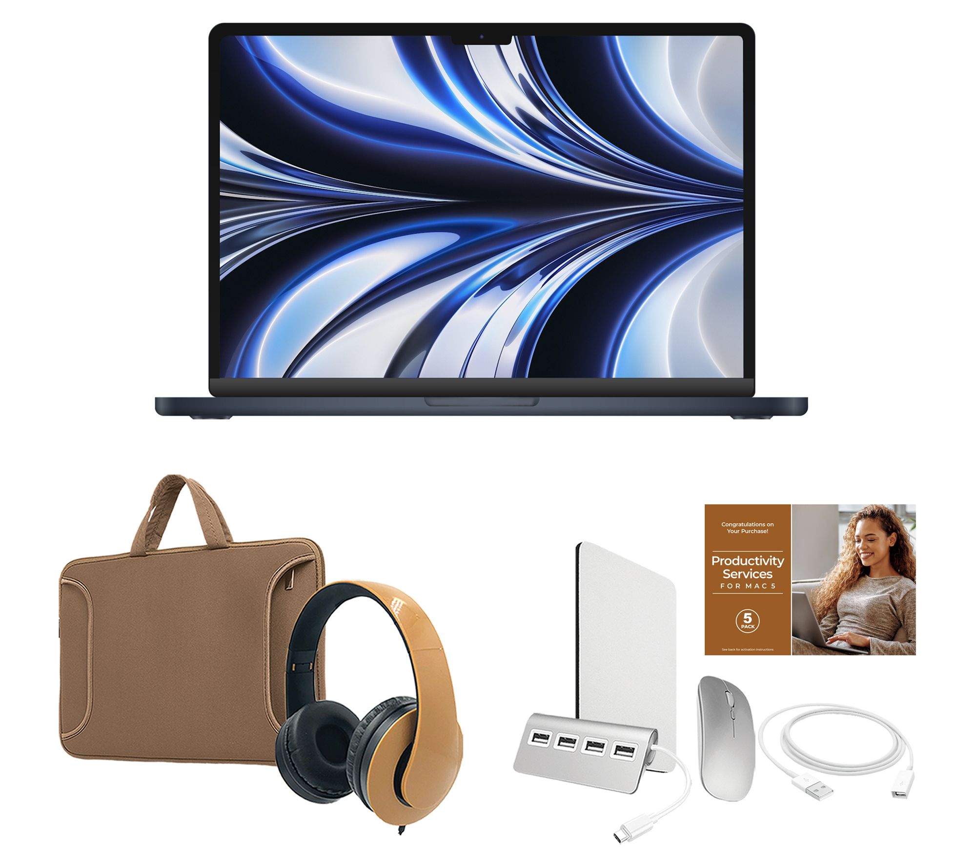 Apple MacBook Air 15" Laptop, M3 Chip 512GB SSD, 8GB RAM, 8-Core CPU