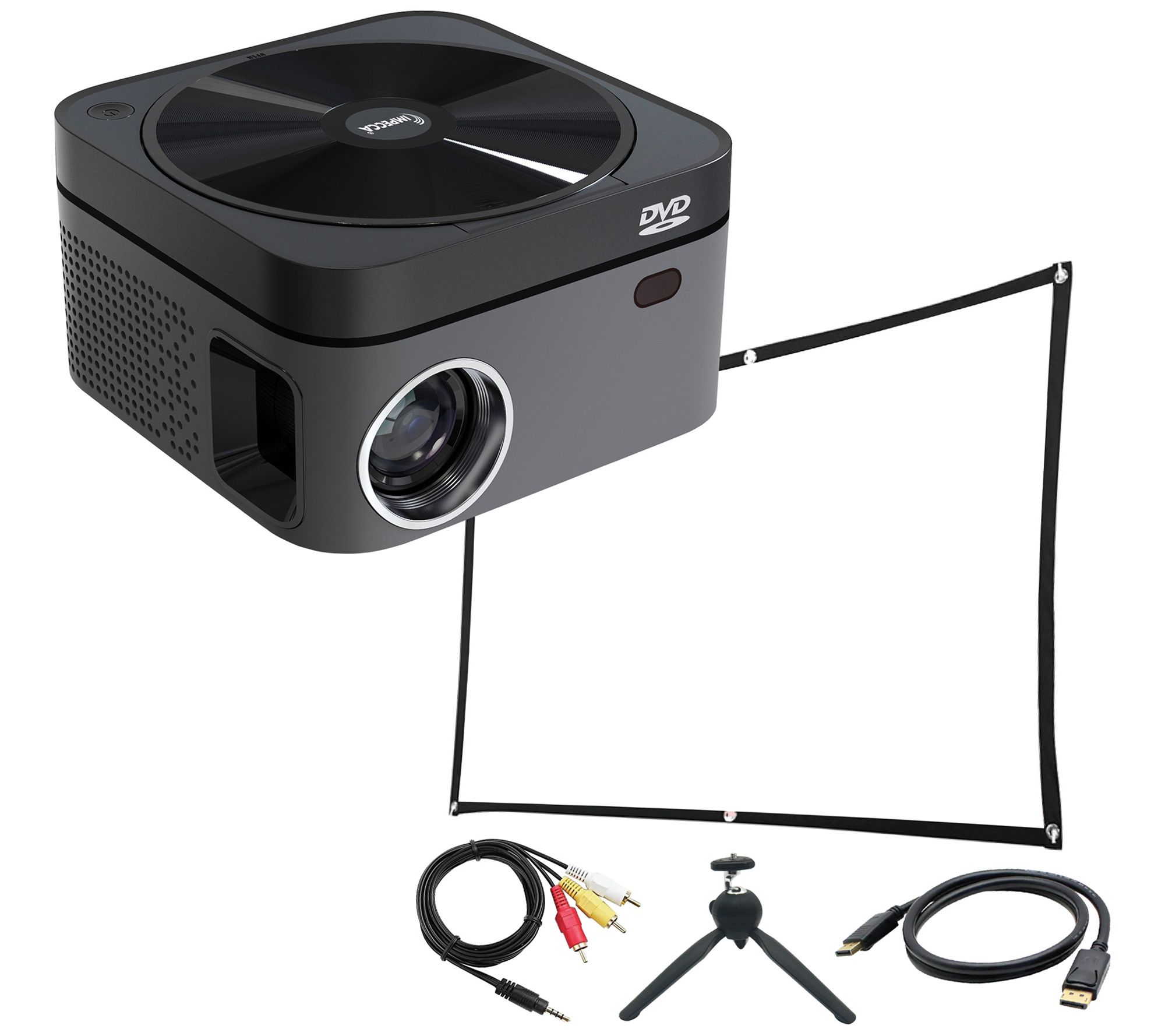 Impecca DVD Home Theater Projector 5400lm/110 ANSI 720P 120"