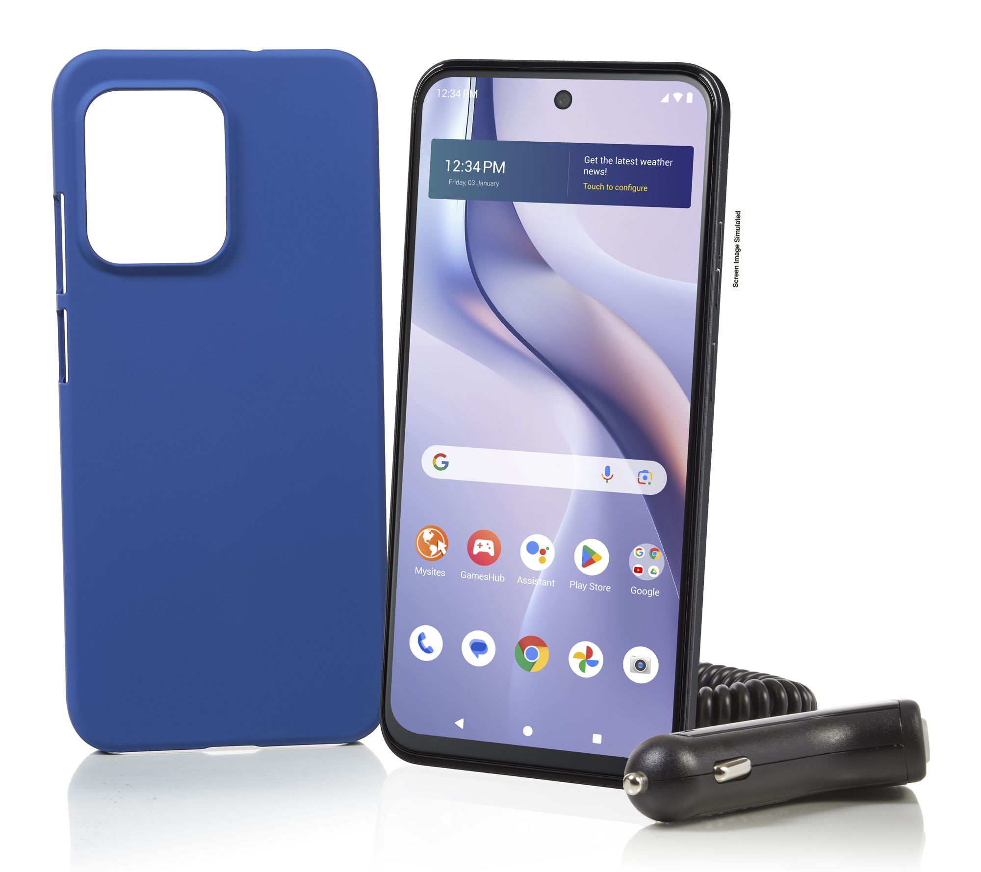 Tracfone Blu View Speed Ultra 5G 1500 Min/Text 1.5GB 1 Year