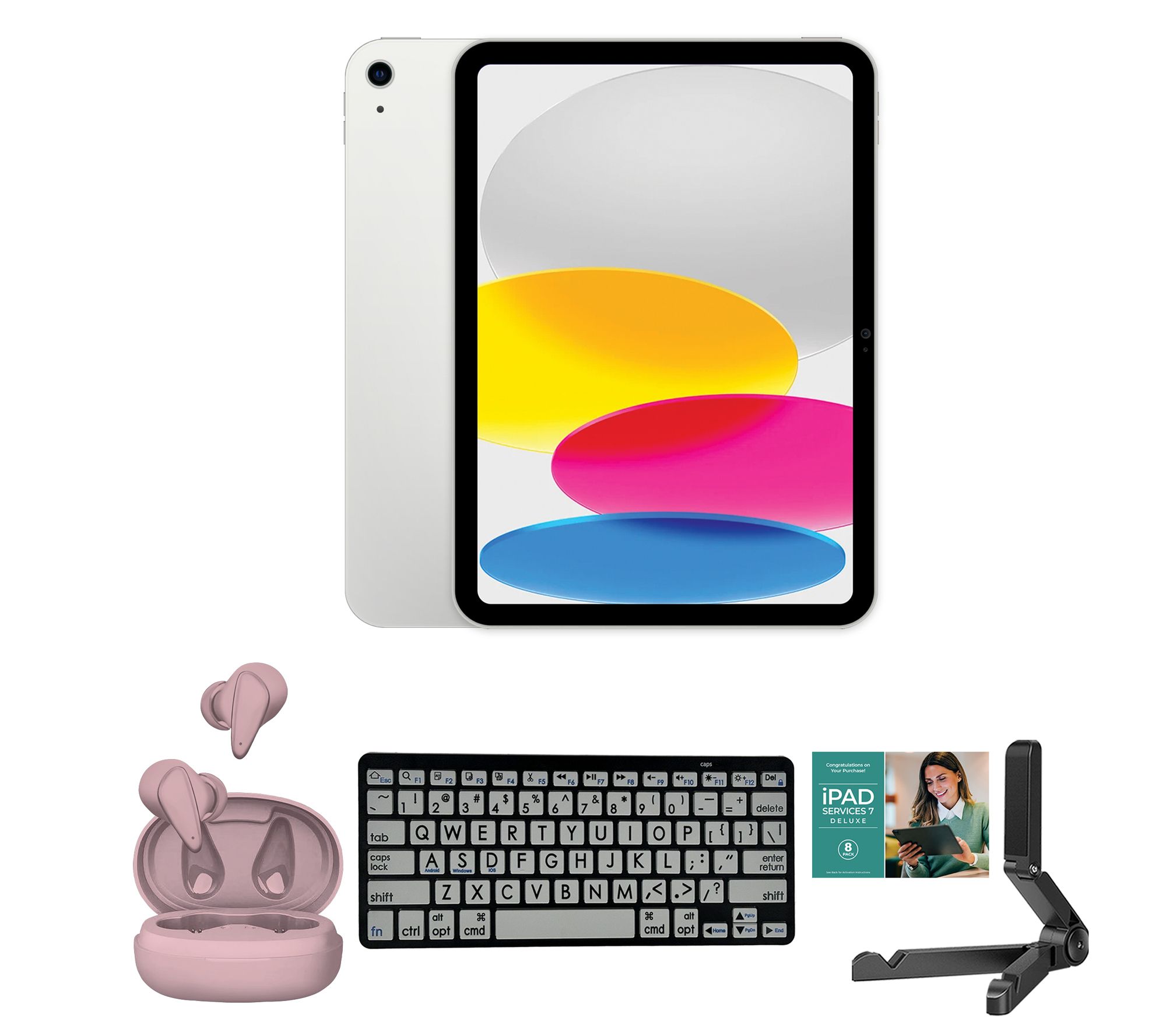 Apple 10.9" iPad 64GB Bundle w/ Keyboard and Accessories