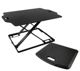 Royal SD22 Slim Sit & Stand Adjustable Desk With Standing Mat